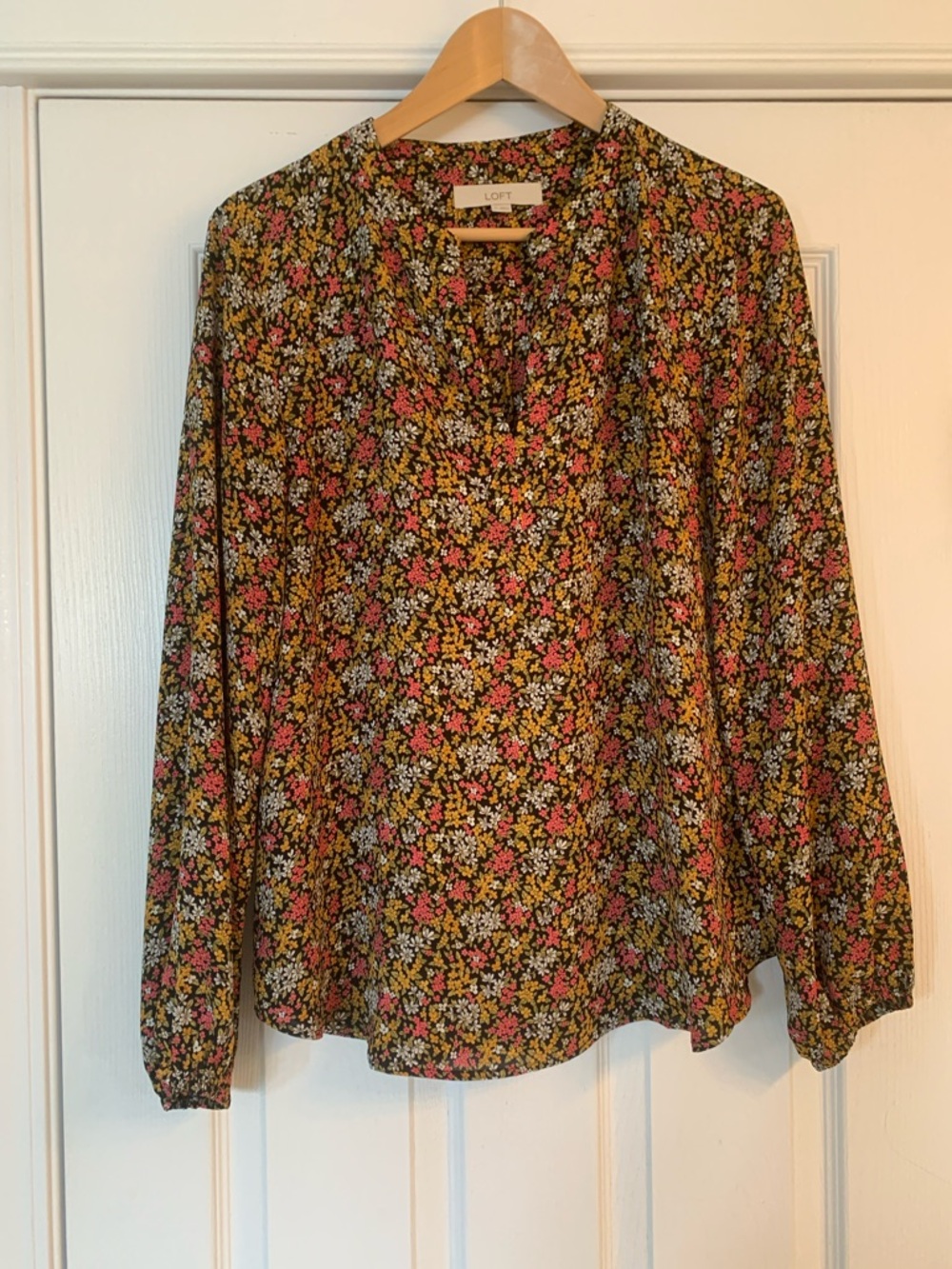 LOFT Floral  Blouse